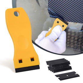 NEWISHTOOL plastic scraper with spare blades removing old film efficiently