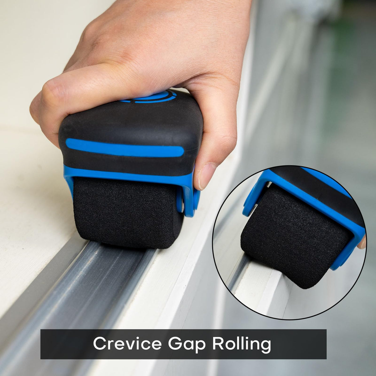 NEWISHTOOL roller passing over rivets to press vinyl without tearing