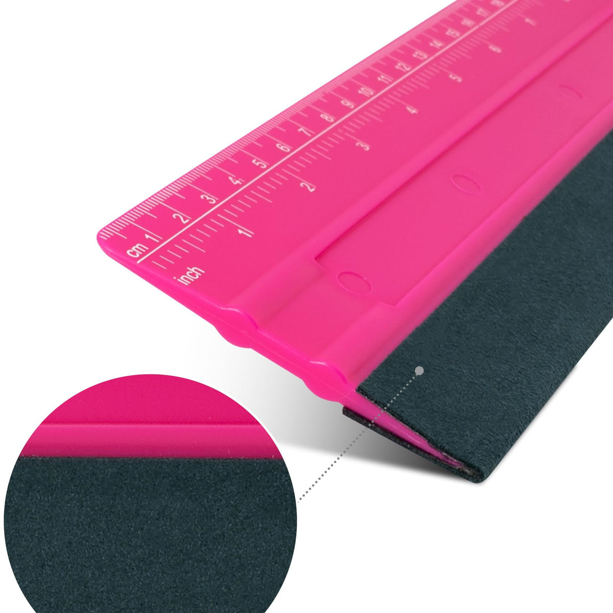 NEWISHTOOL size comparison beside a ruler showing 25 cm length