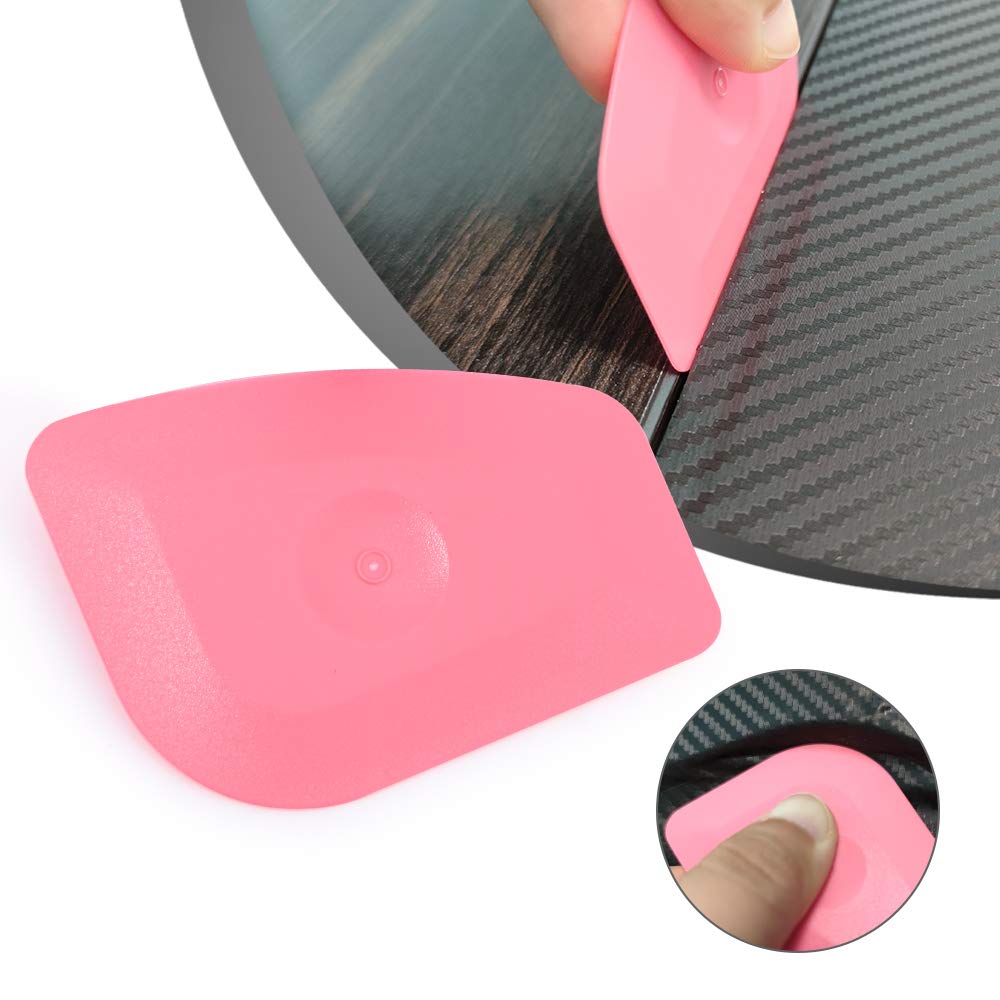 NEWISHTOOL suede felt squeegee texture close-up reducing surface marks
