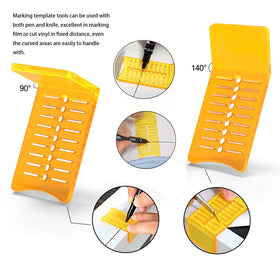 NEWISHTOOL wrap knife with replacement blades for precise controlled trimming