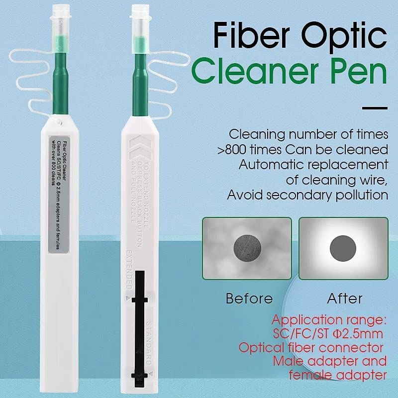 NewMainOne pen in use cleaning an SC connector for reliable field maintenance