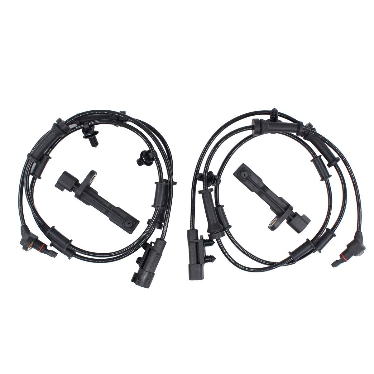 NewYall ABS wheel speed sensor front packaging showing model and fitment benefit