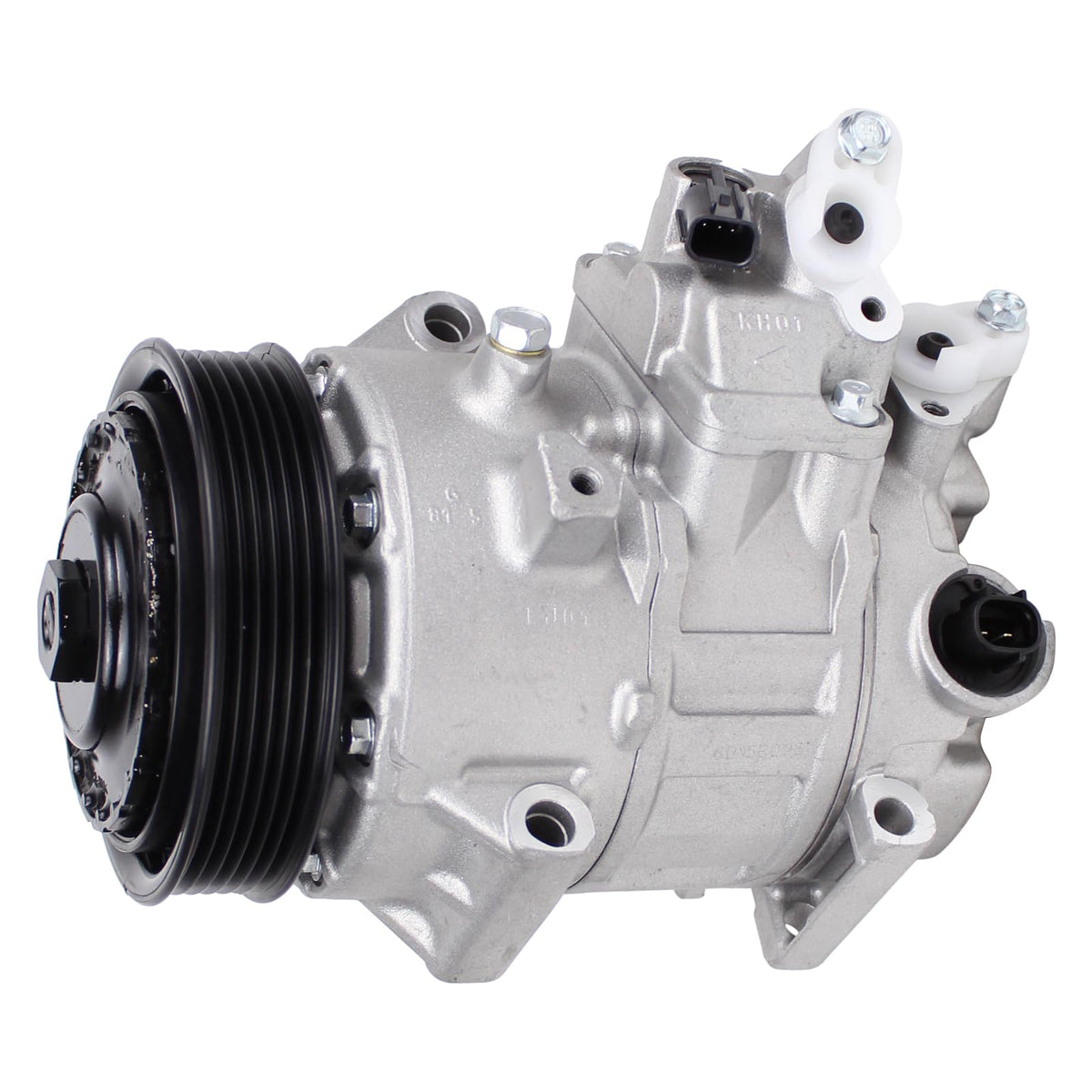 NewYall front assembly showing compressor and clutch for reliable fit