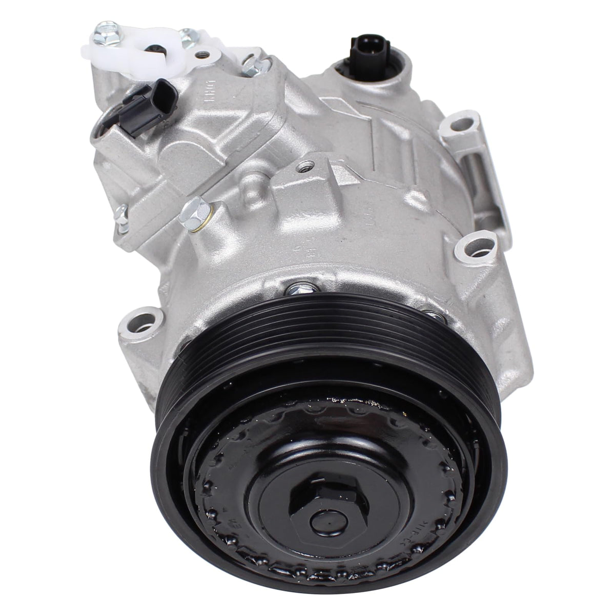 NewYall compressor installed in engine bay demonstrating direct fit