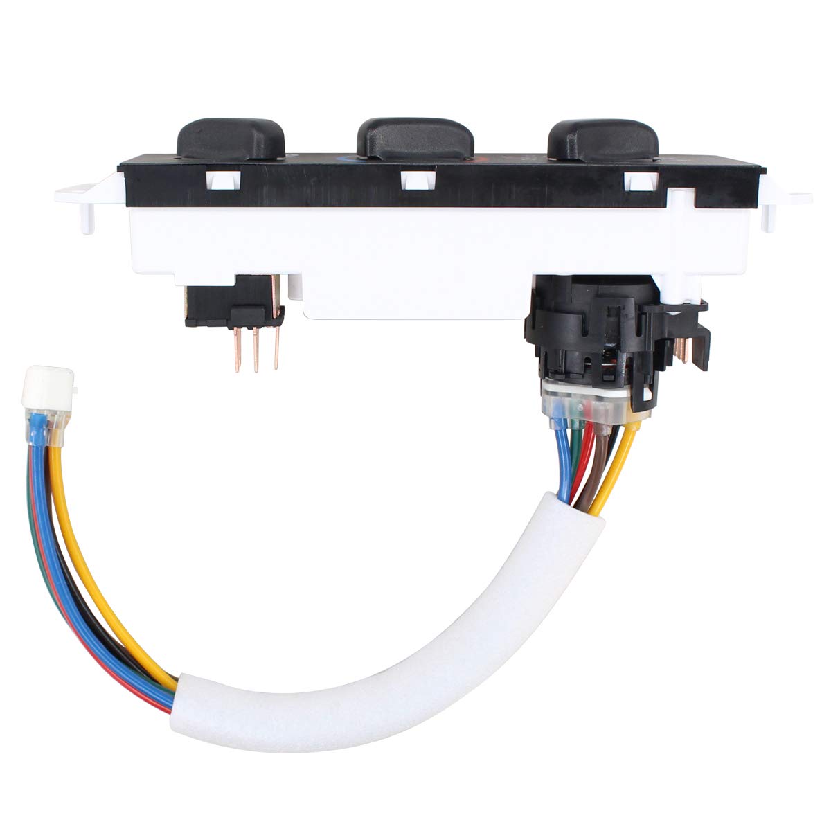 NewYall rear connector view displaying pins and fit for Jeep harness compatibility