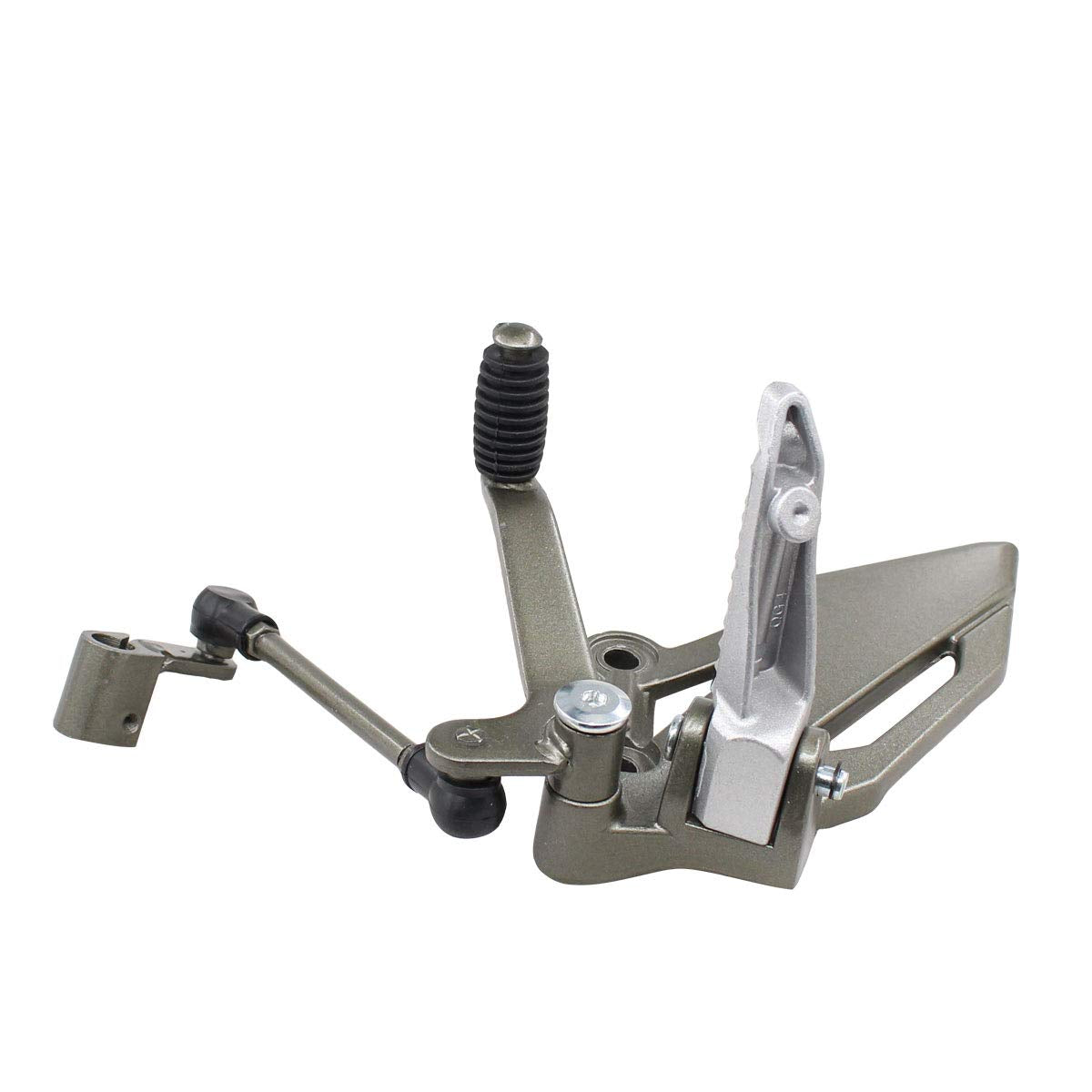NewYall bracket installed on Kawasaki demonstrating correct alignment