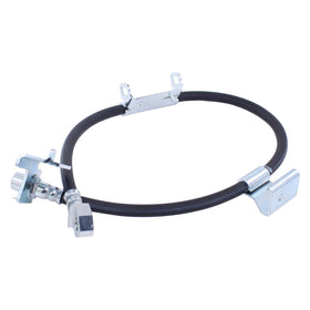 NewYall brake hose installed under vehicle demonstrating proper routing and clearance