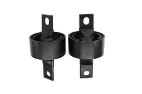 NewYall packaging front view showing both rear lower bushings and clear fitment benefit