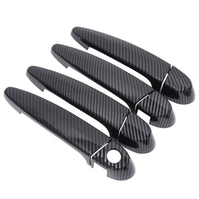 NewYall front view of carbon fiber ABS handle cover showing sleek styling and protection