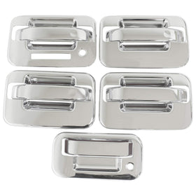 NewYall chrome handle front view showing polished finish and improved curb appeal