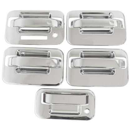 NewYall chrome handle front view showing polished finish and improved curb appeal
