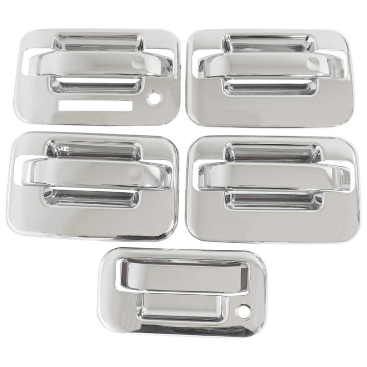 NewYall chrome handle front view showing polished finish and improved curb appeal