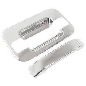 NewYall chrome tailgate cover detail protecting latch area and preventing scratches