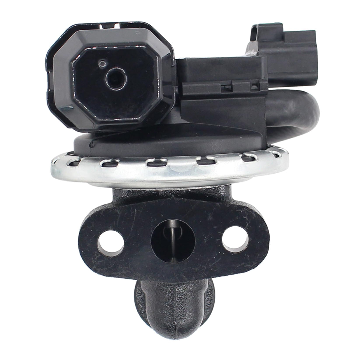 NewYall EGR valve held in hand showing real-world scale and quick replacement benefit