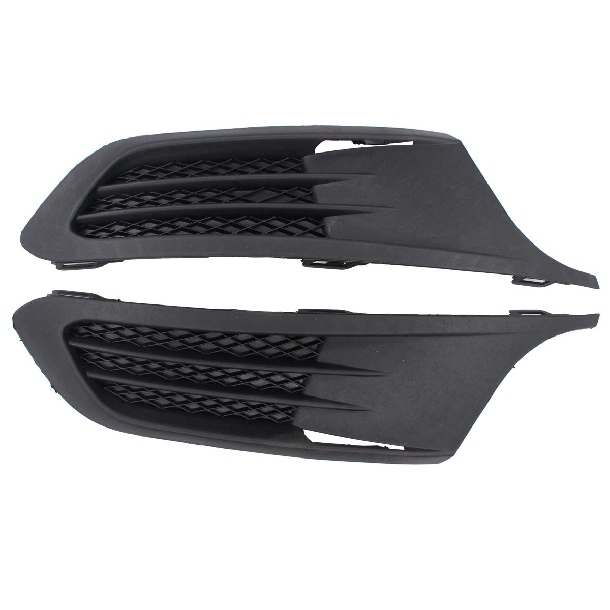 NewYall front bumper grilles pair showing clean factory-style fit for Jetta