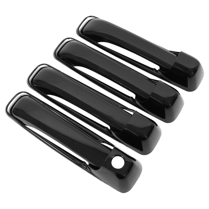 NewYall front driver door handle cover showing exact fit and improved appearance