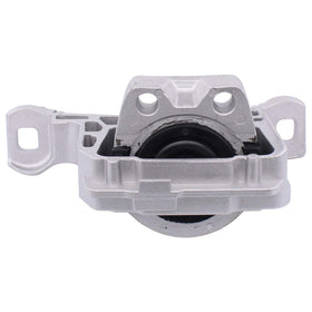 NewYall motor mount installed in Ford Focus engine bay showing secure support