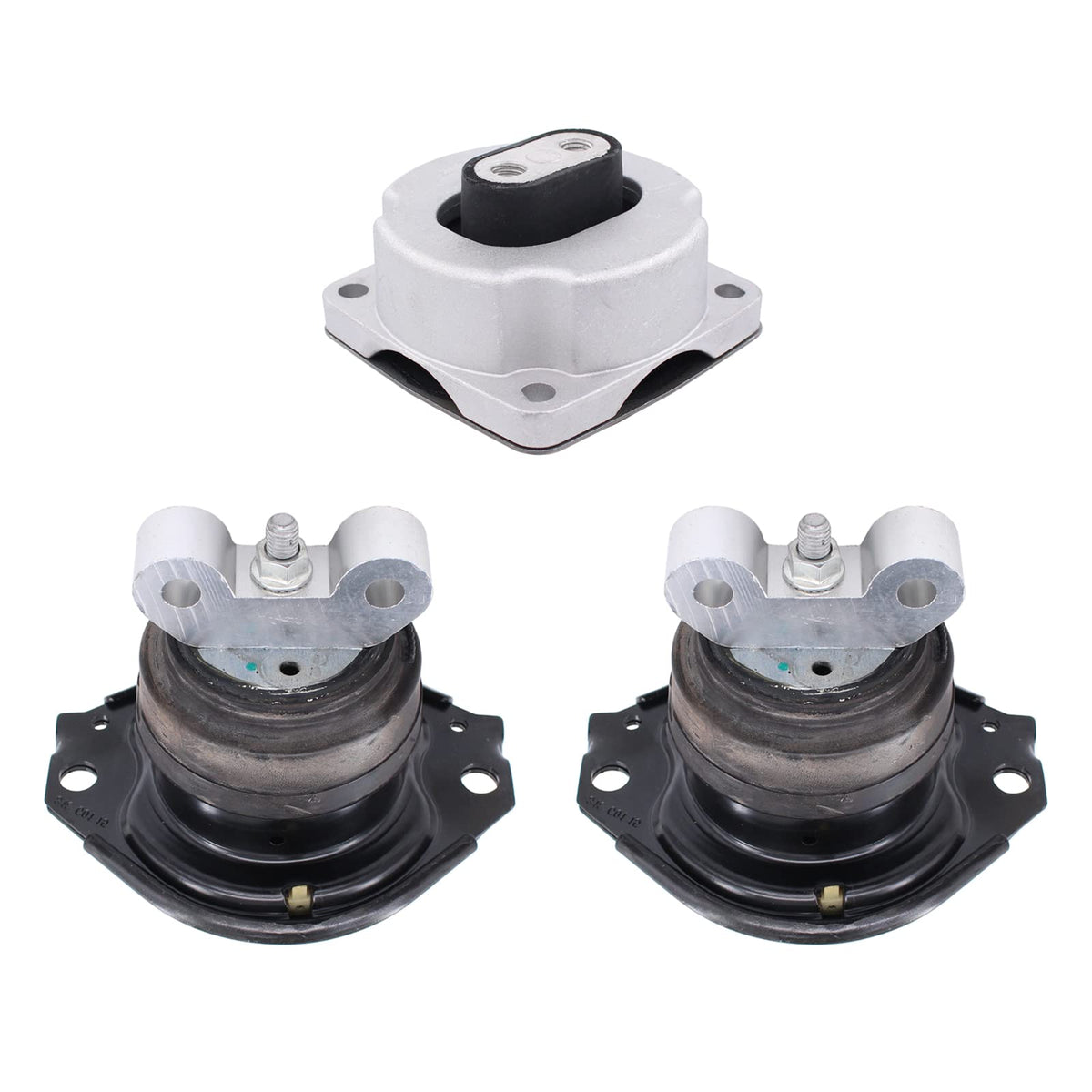 NewYall front left mount packaging showing part and benefit of correct fit