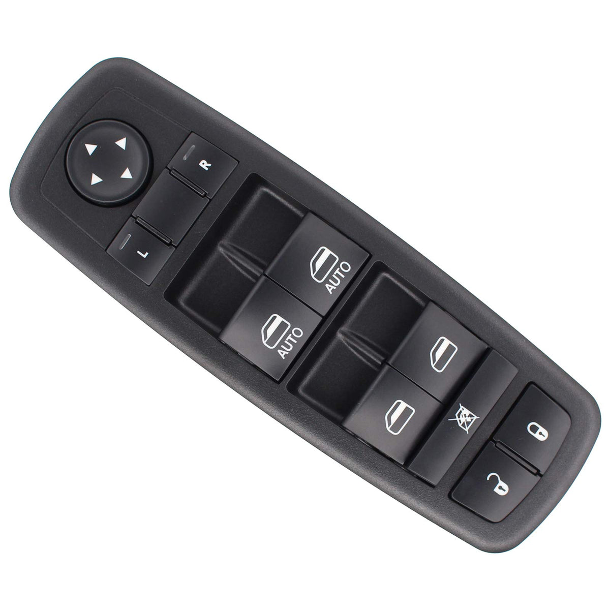 NewYall front left switch close-up of buttons demonstrating tactile control