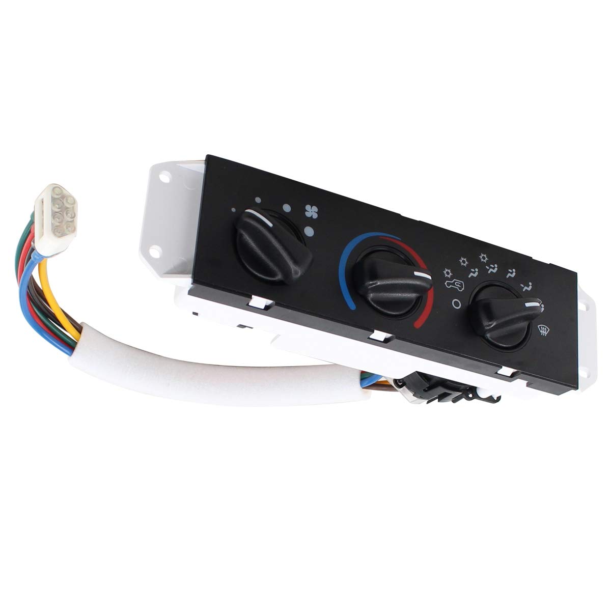 NewYall front panel assembly showing switch face and mounting for easy replacement