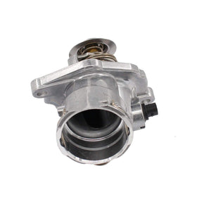 NewYall thermostat housing held in hand for scale, shows compact size and durable construction