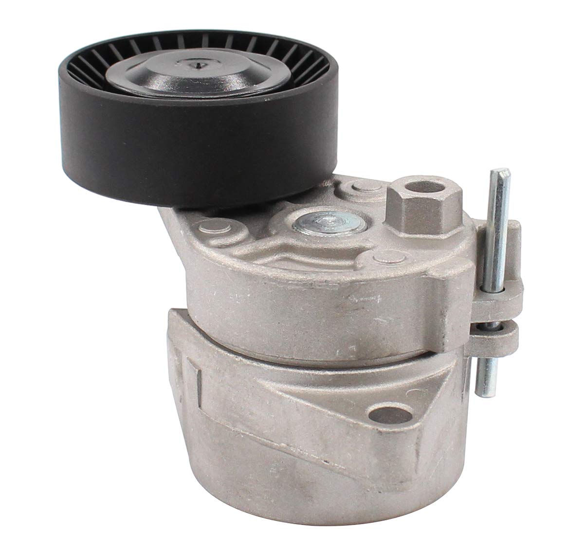 NewYall idler pulley face showing smooth bearing for quieter operation benefit