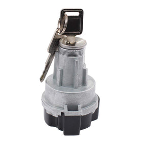 NewYall ignition cylinder front view showing key slot and mounting for easy replacement
