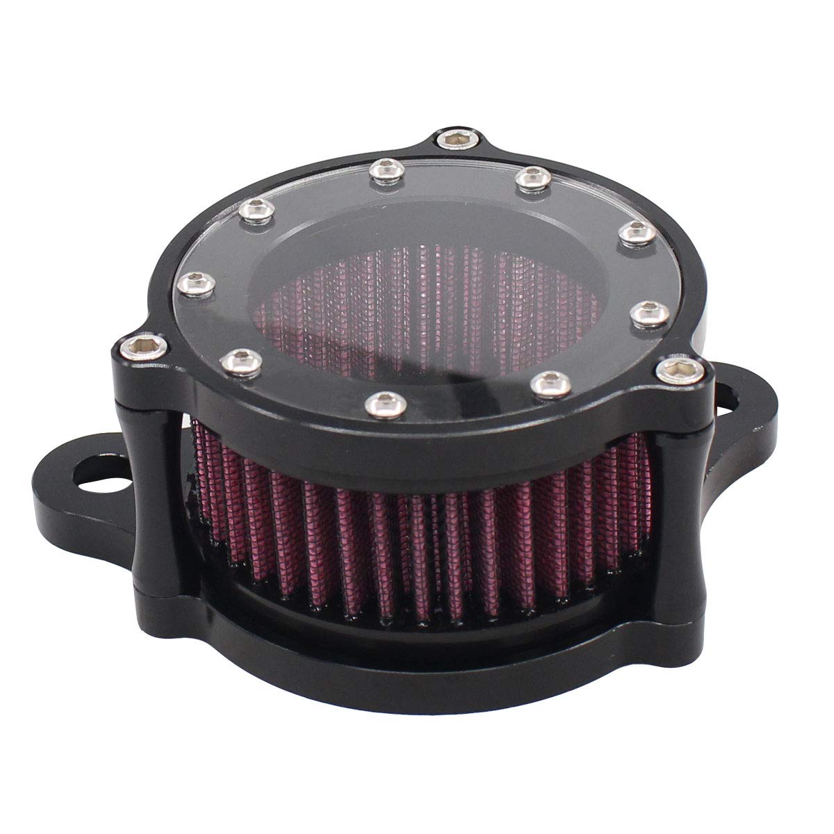 NewYall intake installed on Forty-Eight motorcycle illustrating fitment