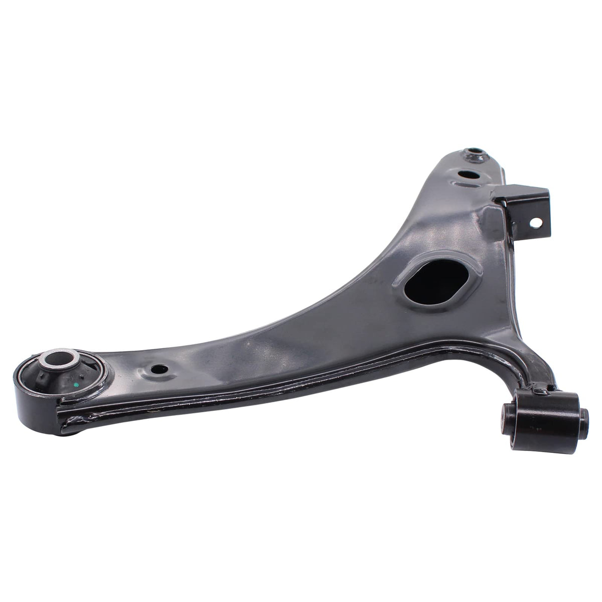 NewYall control arm installed on Subaru front suspension restoring steering stability