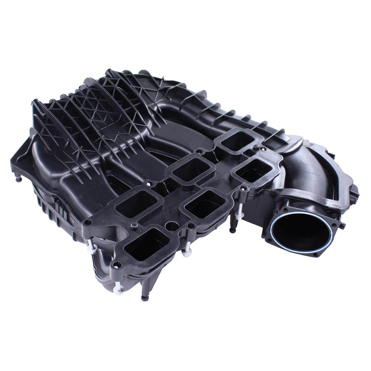 NewYall manifold size scale comparison showing compact fit for correct under-hood clearance