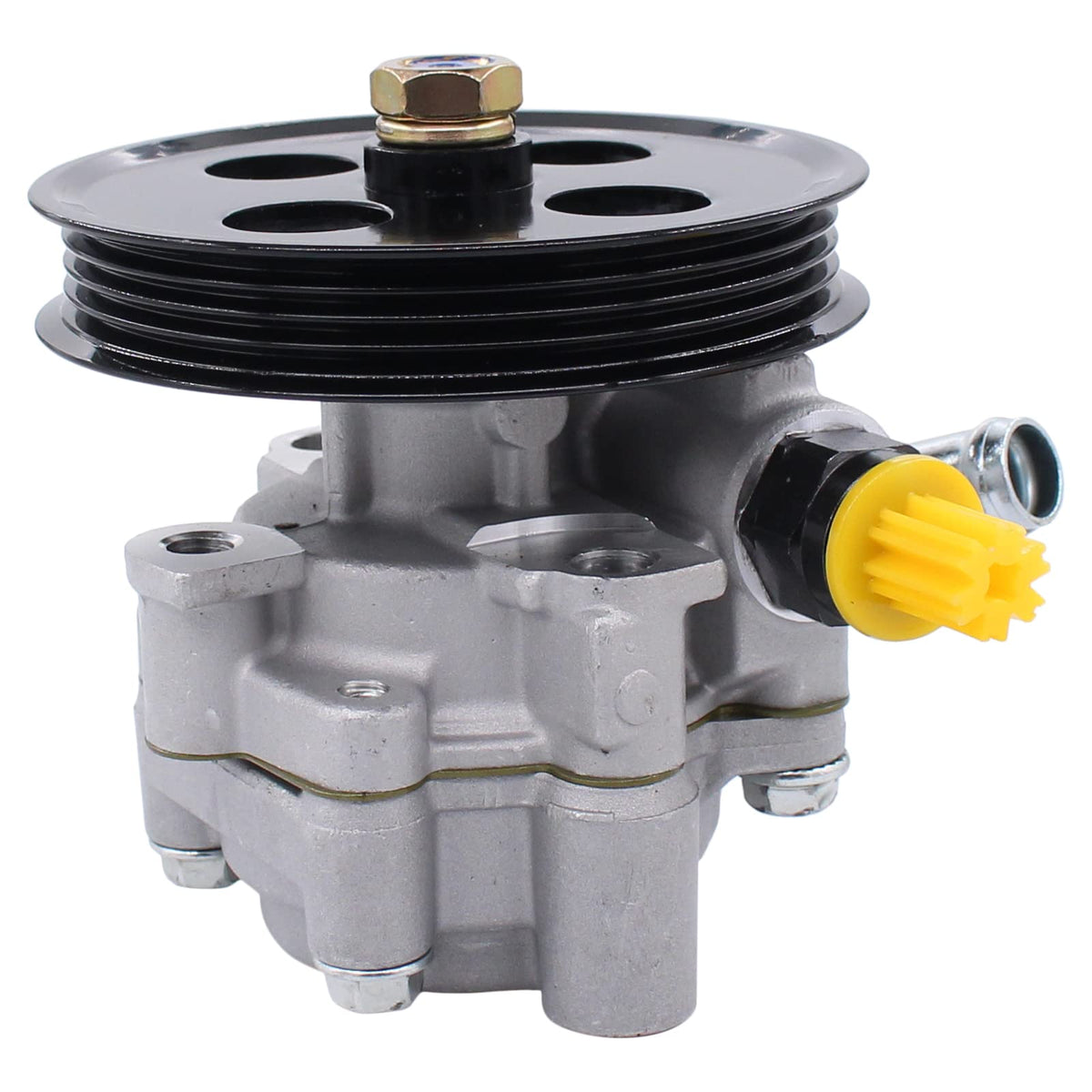 NewYall pump side with mounting ports visible for accurate bolt alignment