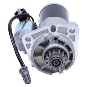 NewYall starter installed in a Nissan engine bay demonstrating direct-fit replacement benefit