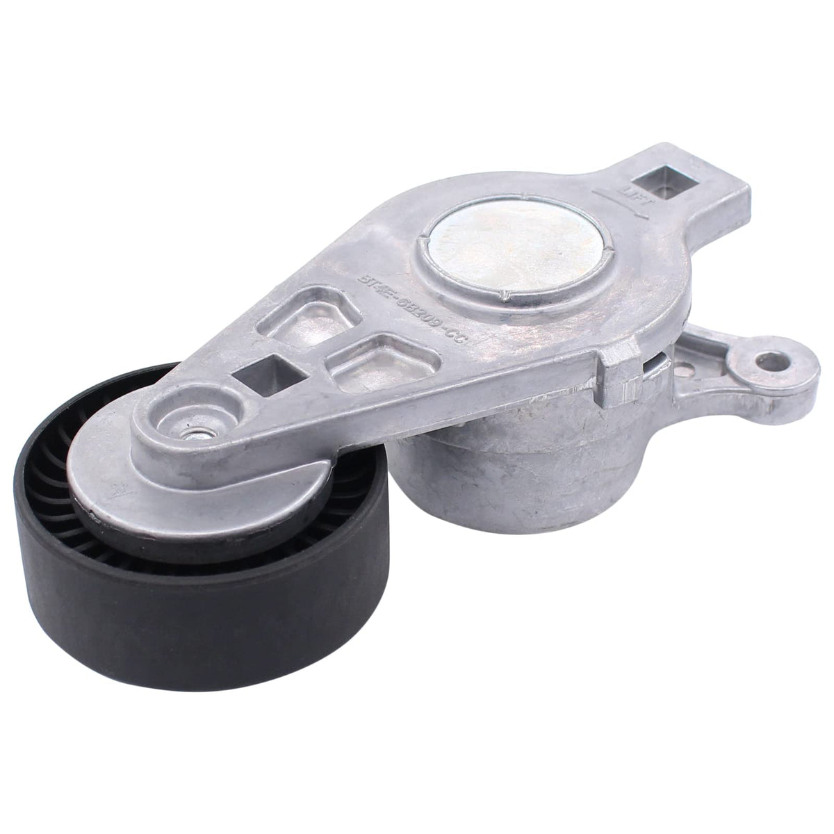 NewYall tensioner next to ruler showing compact size and fitment
