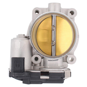 NewYall throttle body front view showing mounting points and clean finish for easier install