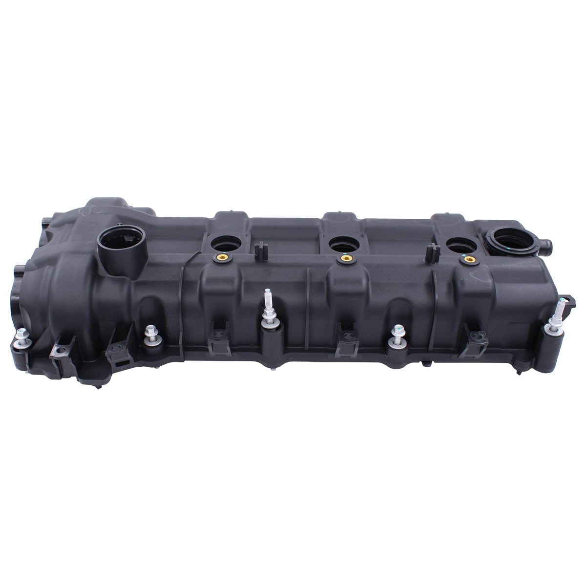 NewYall valve cover installed left bank on engine demonstrating correct fit benefit