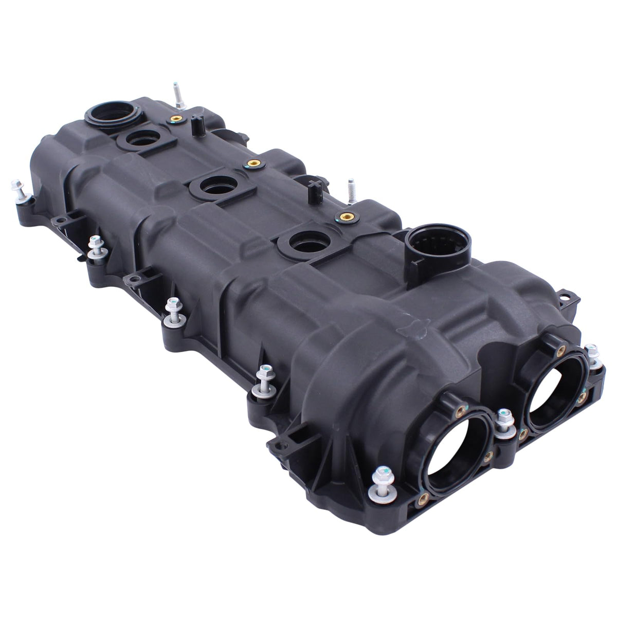 NewYall valve cover installed right bank on engine showing restored sealing benefit