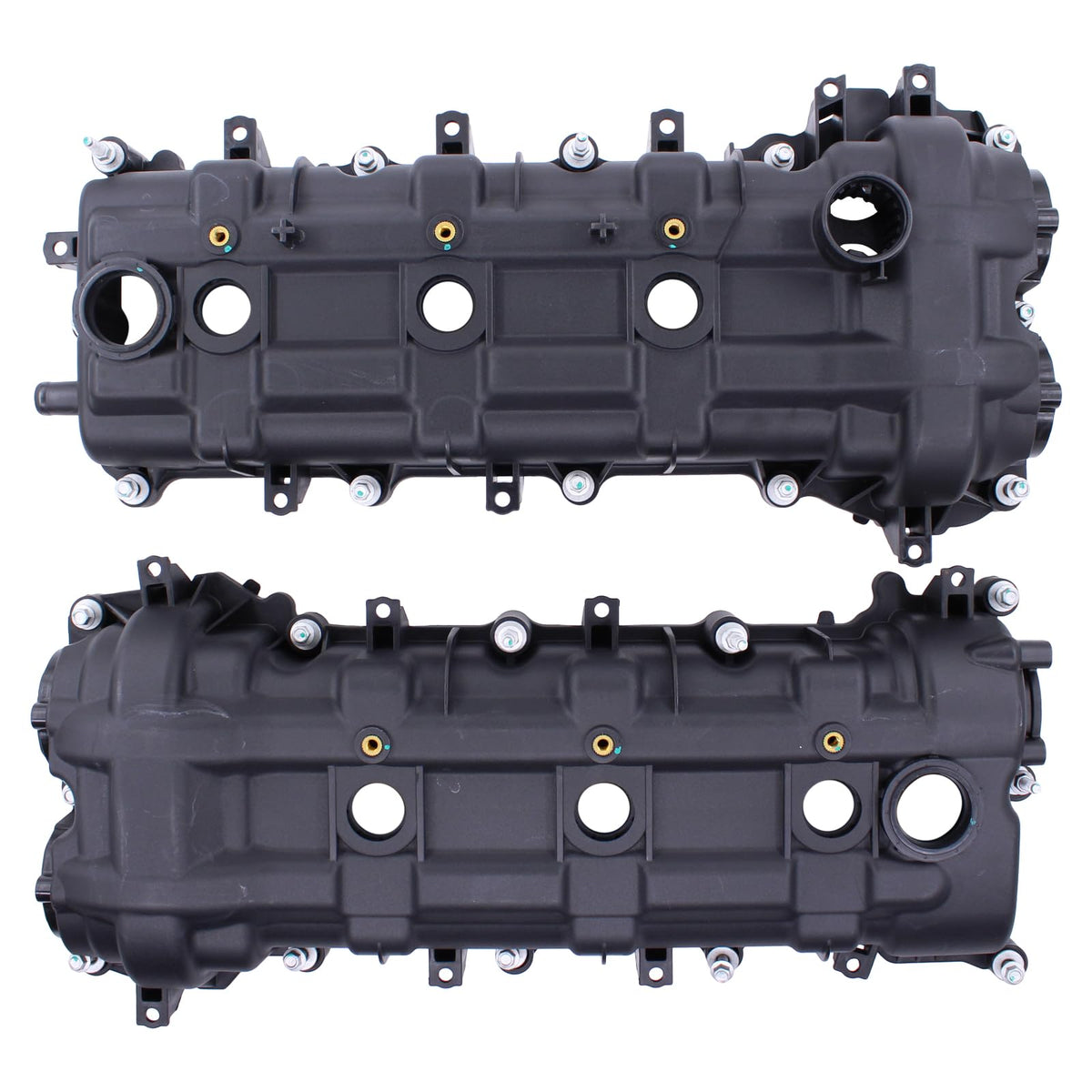 NewYall valve covers front packaging showing full kit and easy replacement benefit