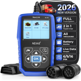 NEXAS NL102 front view showing rugged housing and easy-grip design for durability