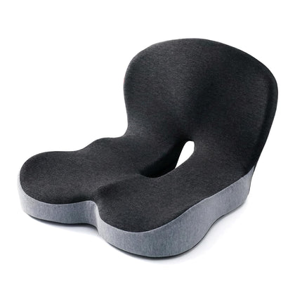 NEXCOZY front view showing cushion shape and ergonomic fit benefit