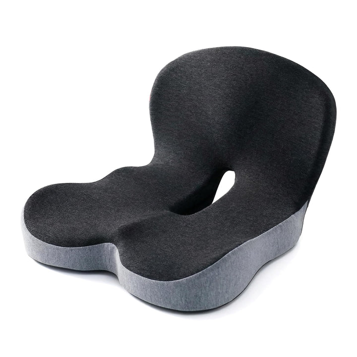 NEXCOZY front view showing cushion shape and ergonomic fit benefit