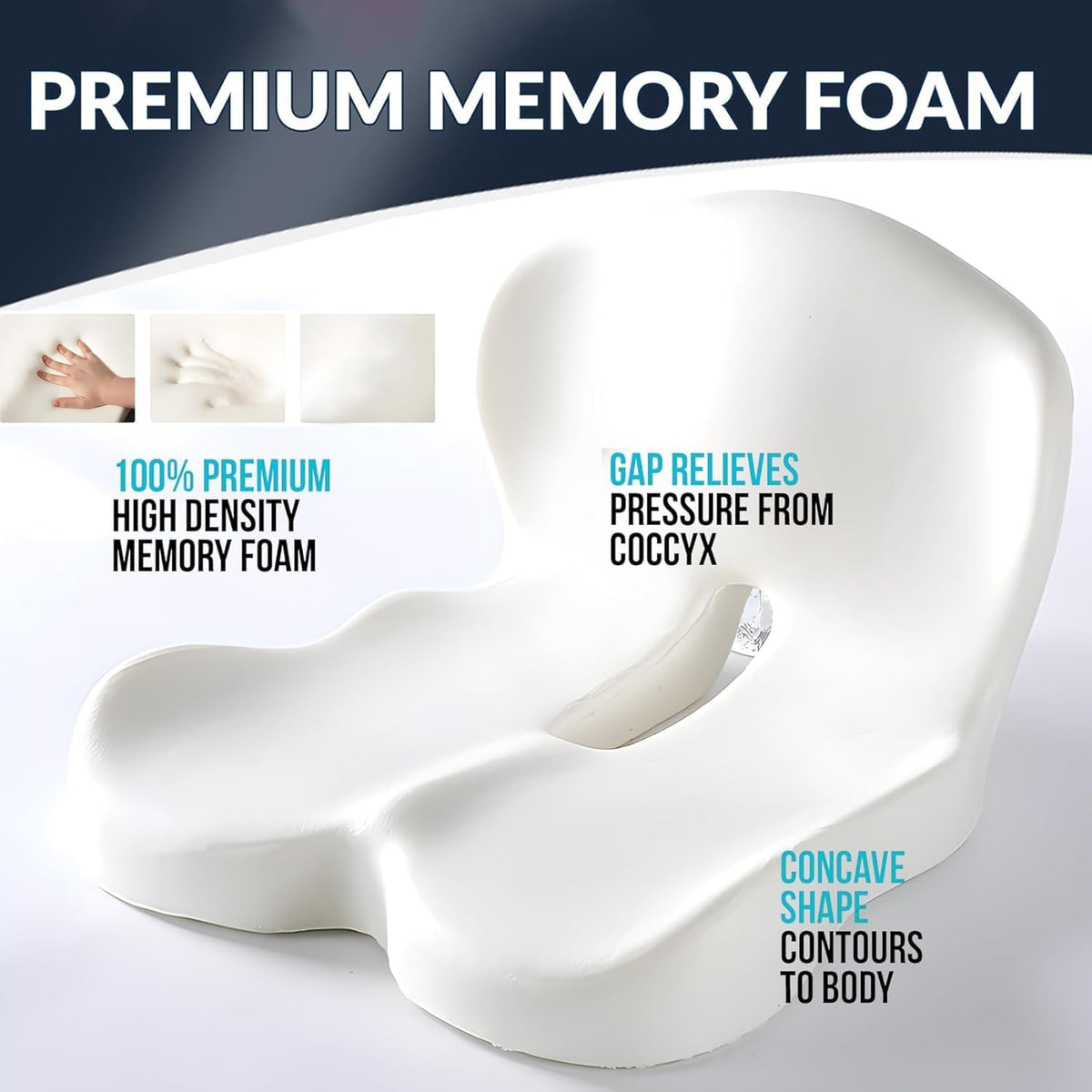 NEXCOZY on a car seat showing comfort during driving and travel