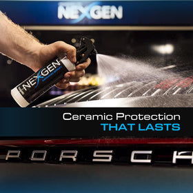 Nexgen spray nozzle releasing mist for quick, even application benefit