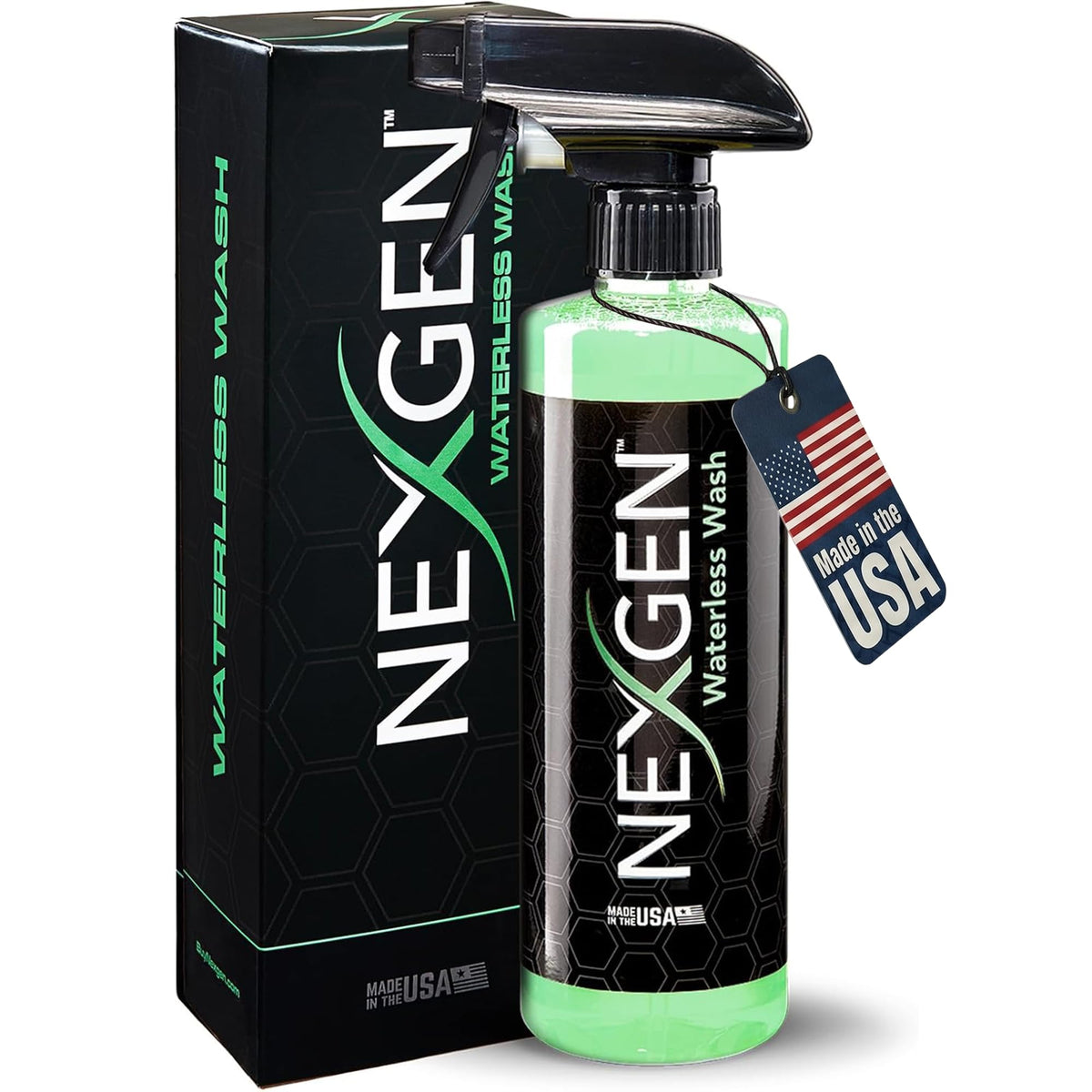 Nexgen front packaging 16oz bottle showing label and benefits