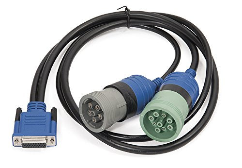 Nexiq Technologies adapter front view showing Deutsch connectors and reliable shop connection