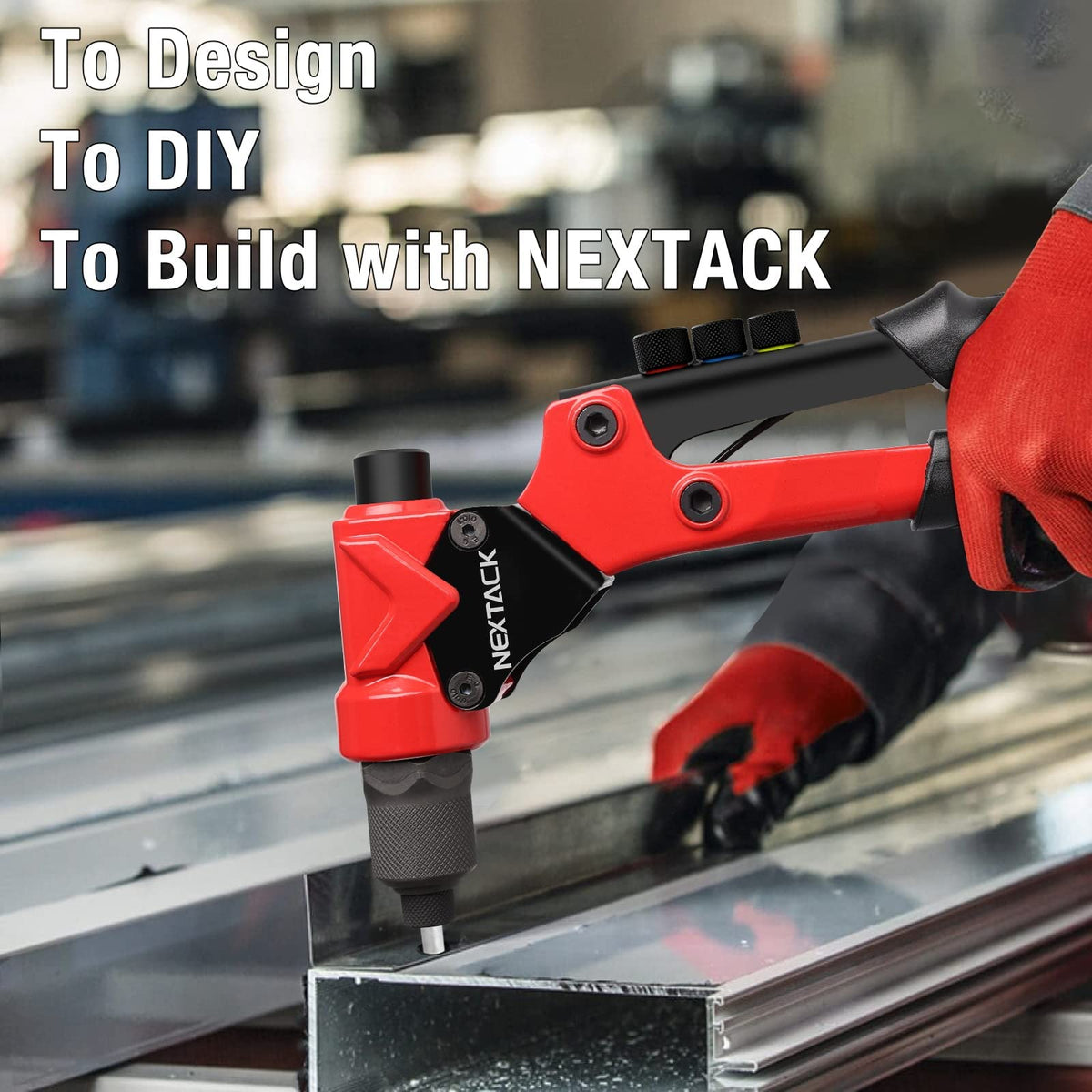 NEXTACK used on van repair showing versatile field fastening advantage