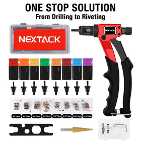 NEXTACK next to a tape measure showing scale and compactness benefit