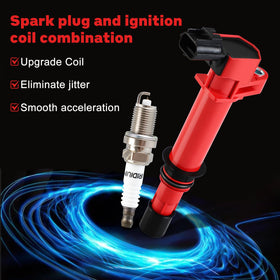 Nextirrer UF270 ignition coil top view highlighting connector and fitment - ensures correct replacement