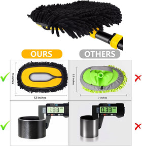 NEZENO double-sided glove and towel detail for versatile cleaning
