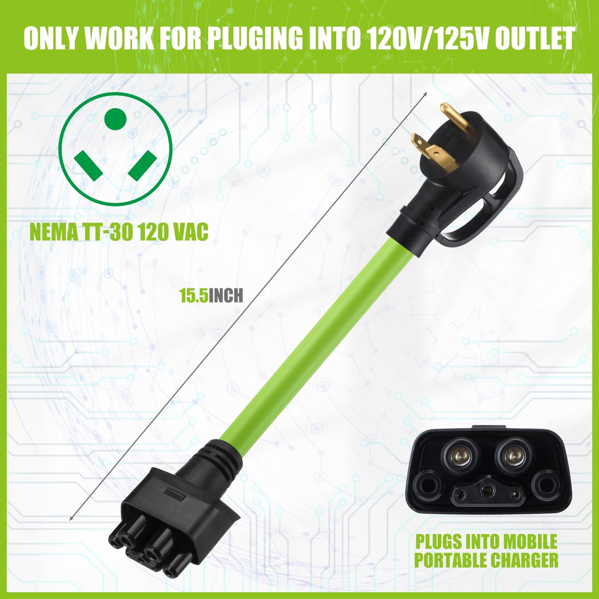 Nezyo adapter handle detail for comfortable grip and quick plug removal benefit